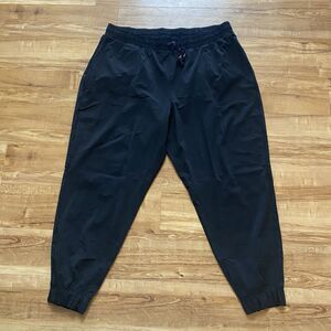 Fabletics Women’s XXL The One Jogger Black Elastic Waistband Zip Pocket Pull On